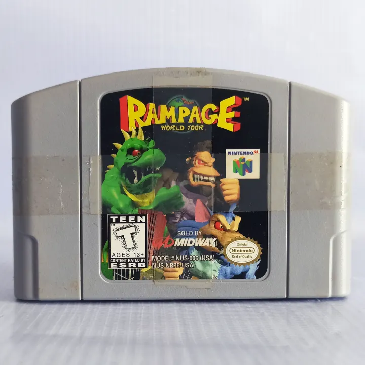 Rampage World Tour Nintendo 64 N64 Video Game | Lazada PH