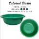 19001 black and colored basin/ wash basin/ laundry basin/ palanggana/ hugasan ng plato/ labahan ng damit/ high quality basin. 