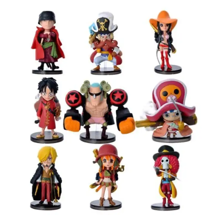 One Piece Film Z 9pc Set Mini Figure Lazada Ph