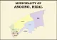 Angono Rizal Map Waterproof A4 Laminated Chart. 