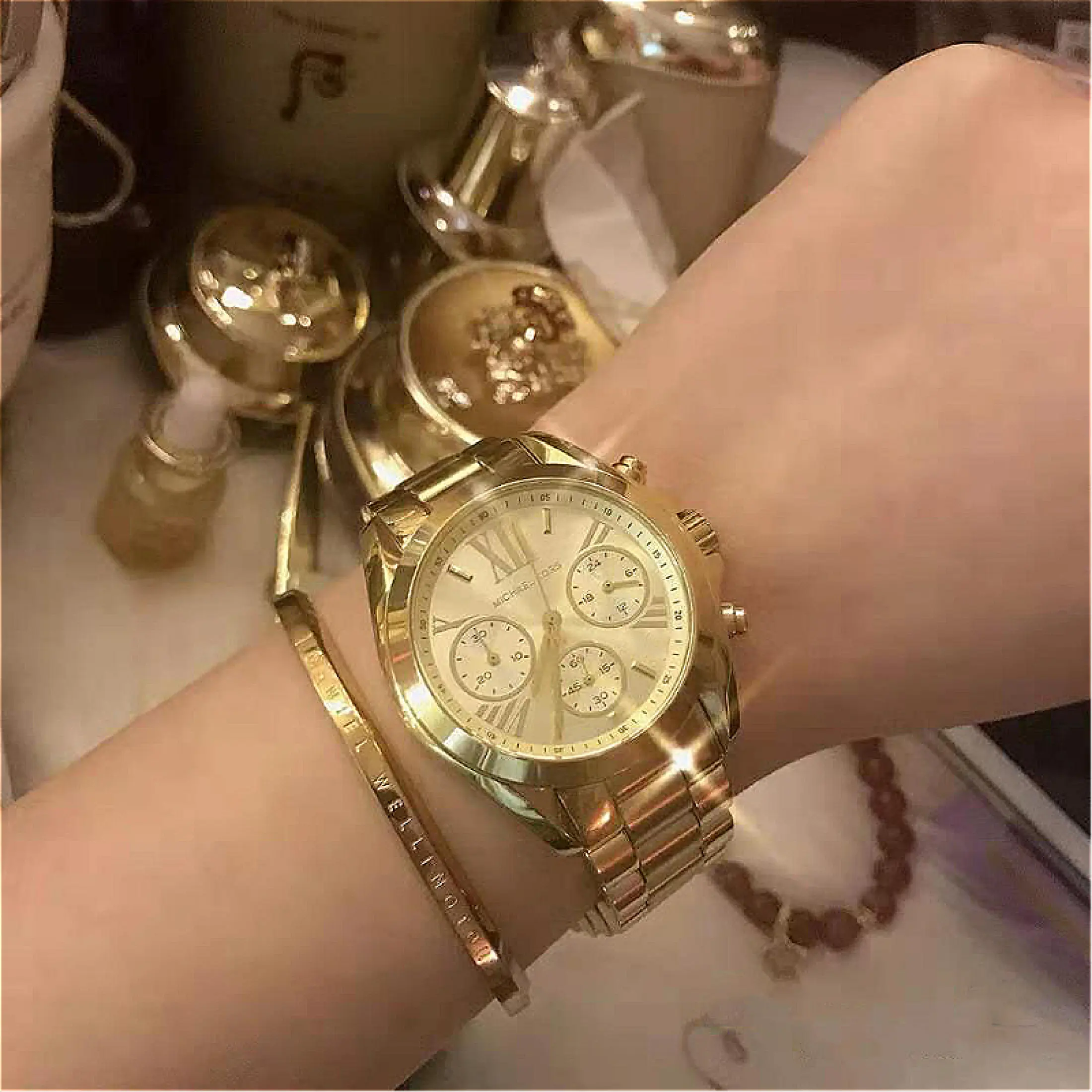 MICHAEL KORS Watch for Women Original Gold MK Watch for Women Authentic Pawnable Original Sale Gold Stainless Steel Women Watch | Lazada PH