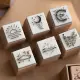 Vintage Planet Sunrise Moon Star Cloud Stamp DIY Wooden Rubber Stamps for Scrapbooking Stationery Scrapbooking. 