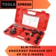 AIM Tools knock out puncher set up to 2 inches. 
