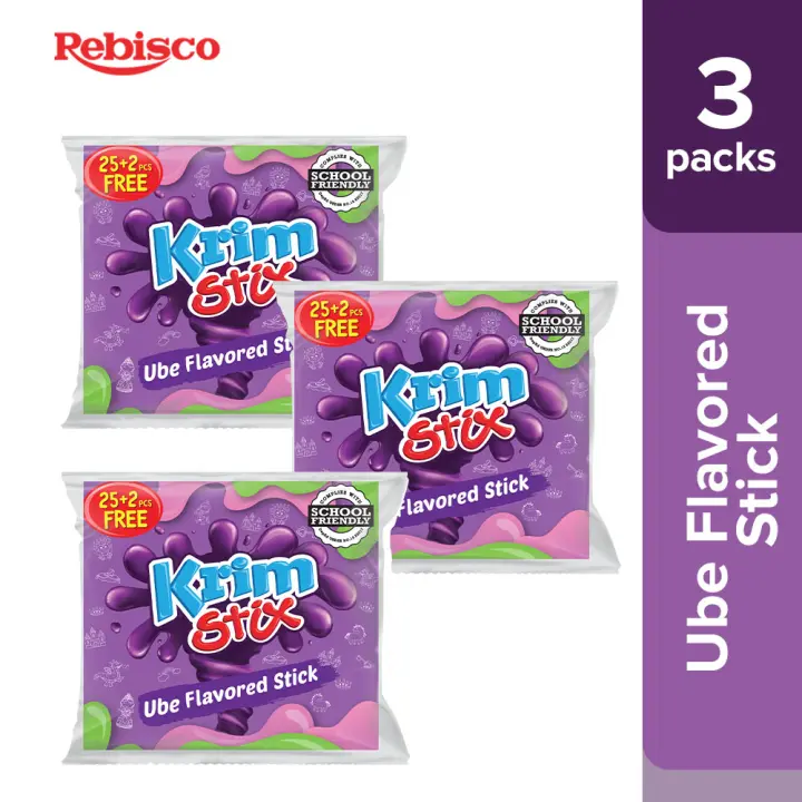 Krimstix Ube 4.8g x 25+2pcs/refill bag (Set of 3)