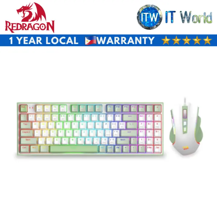 Itw | Redragon S134 Ultimate Gaming Rig Winter Keyboard & Mouse Combo ...