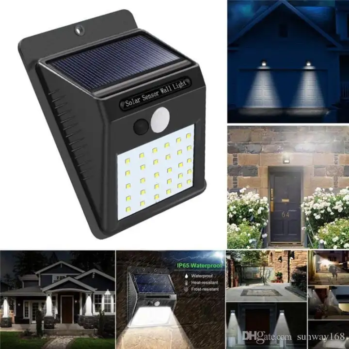 30 Led Solar Lights Outdoor Lighting, Solar Powered Motion Sensor Lights Outdoor