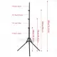 Weifeng W803P Reverse Folding Medium Light Stand with Twist Locks 190cm (6.2ft). 