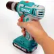 Total TIDLI20025 Cordless Impact Drill Set (with 2 x 20V Lithium-Ion Batteries and Charger). 