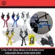 Top1 Racing 1 Pair Yamaha Nmax v1 v2 Alloy Brake Lever Adjustable Nmax 2018 2020 2021 Motorcycle #53581. 