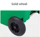 Wheeled trash cans, outdoor large trash cans with covers, and isolation of large trash cans. 