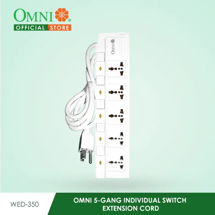 Omni Extension Cord With Individual Switch