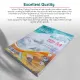 QUAFF Calling Card Paper 250GSM A4 White(Glitter) 50 sheets. 