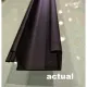 Matte Black 2pcs 150cm each Aluminum continuous handle / C Type Handle for Cabinet Doors -  (10 feet long). 