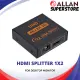 Allan Superstore HDMI Splitter 1x2 Repeater 1080P HD 4K UHD for Dual Monitor / Dual Screen / HDMI / Splitter. 