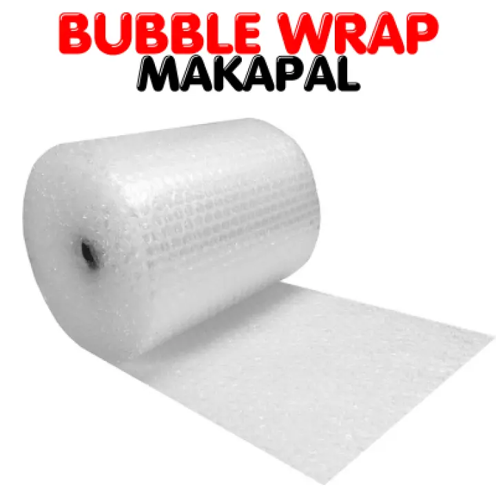 Bubble Wrap roll 20in width x 10 meters Premium Clear 2ply heavy duty