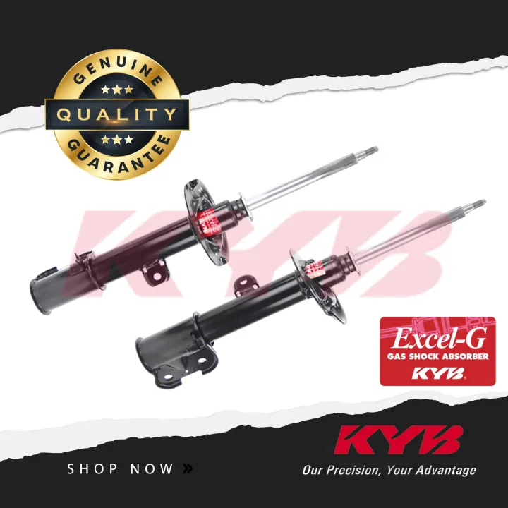 KYB KAYABA (2pcs) Excel-G Shock Absorber for Hyundai Santa Fe Diesel 2010-2012 || KIA Sorento 2009-2014 - 3340121 / 3340122 (Front Left and Right)