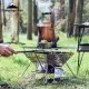Campingmoon MT-2 Portable Stainless Steel Camping Grill / Stove / Fire Pit (34x35x26cm). 