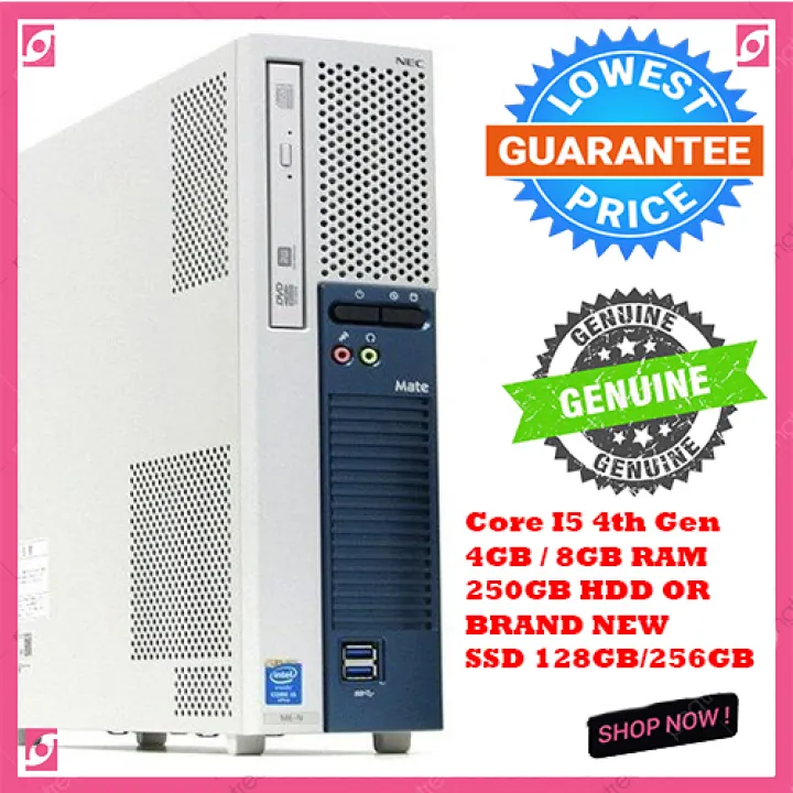 Desktop CPU CORE I5 4TH GEN 4GB 8GB RAM SSD HDD