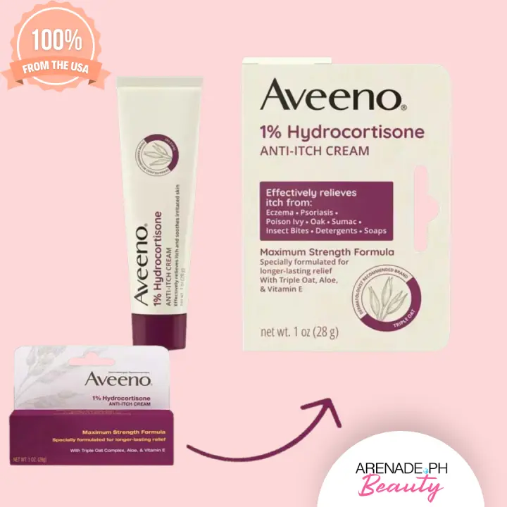 Aveeno 1 Anti Itch Cream 1 Oz 28g Lazada Ph 0094