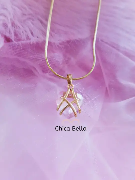 Chica Bella Diamond Heart Barbie Necklace Tala By Kyla Inspired Free Box Lazada Ph