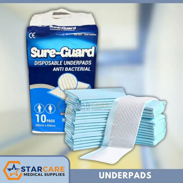 Sure-Guard Underpads 10 Pads