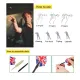 ET Sports dart board set original 18 Inch Double-Sided Flocking dart board with 6Pcs Darts For Bar Office Home Club. 
