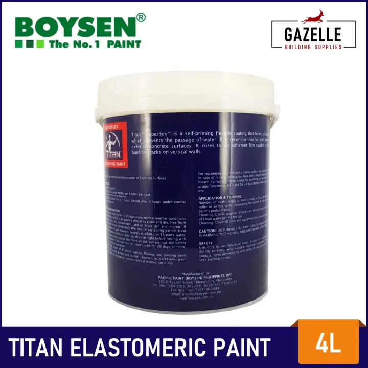 Titan Elastomeric Paint Ice Mist 4l Lazada Ph
