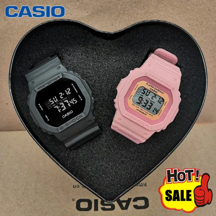 Casio G Shock Couple Watch Square Black Original Casio Square Watch For Men Black Original Casio