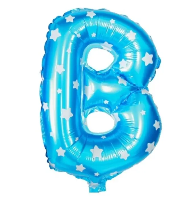 Happy Party Time Blue Letter Alpha And Pink Foil Balloon Name Foil Balloon From A To Z Lazada Ph
