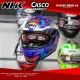 NHK K5R- BO BEND #5 FULL FACE DUAL VISOR MOTORCYCLE HELMET. 