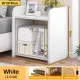 【With Lock】Nordic Modern Wooden Bedside Table For Bedroom With Drawer Nightstand Side Table Storage Cabinet Bedside Table With Lock. 