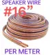 SPEAKER WIRE (#16) (PER 1 METER) (TRANSPARENT). 