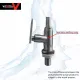 SF-203 304 STAINLESS STEEL SINGLE COLD UNIVERSAL ROTATING FAUCET. 