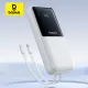 Baseus Lipow Dual-Cable Power Bank 20000mAh 22.5W Powerbank with Digital Display. 