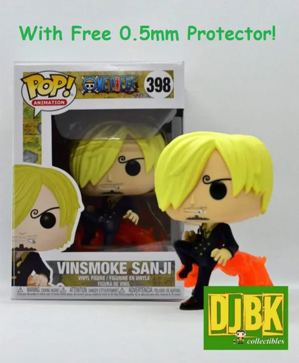 Funko Pop One Piece Vinsmoke Sanji 398 W Free 0 5mm Protector Lazada Ph