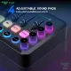 TNW F26 Sound Card Microphone Kit Mixer Audio Mixer Sound card  Broadcast Mic Sound Card for Phone/Laptop Record. 