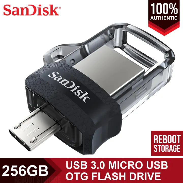 SanDisk Ultra 256GB Dual Drive USB 3.0 micro USB OTG Flash Drive SDDD3-256G/SDDD2-256G