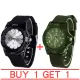 BUY 1 TAKE 1 Fashion Watch Women Men Analog Quartz Watches Nylon Strap Watch. 