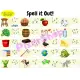 Spelling | Spell it out | Laminated Write and Wipe Mat for Kids. 