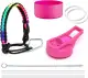 🎉✨Aquaflask Tumbler Hydro Flask tumbler Accessories Set  Aquaflask Caps Aquaflask Water Boots and Paracord Handle Set with 2 Straws&Brush Set for 12oz to 24oz，32oz&40oz Wide Mouth Bottles. 