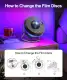 Galaxy Projector, 13 in 1 HD Planetarium Galaxy Star Projector for Bedroom, Star Projector Galaxy Light with Timer, Meteor & RGB Lighting Effects, Galaxy Light Projector for Kids, Adults. 