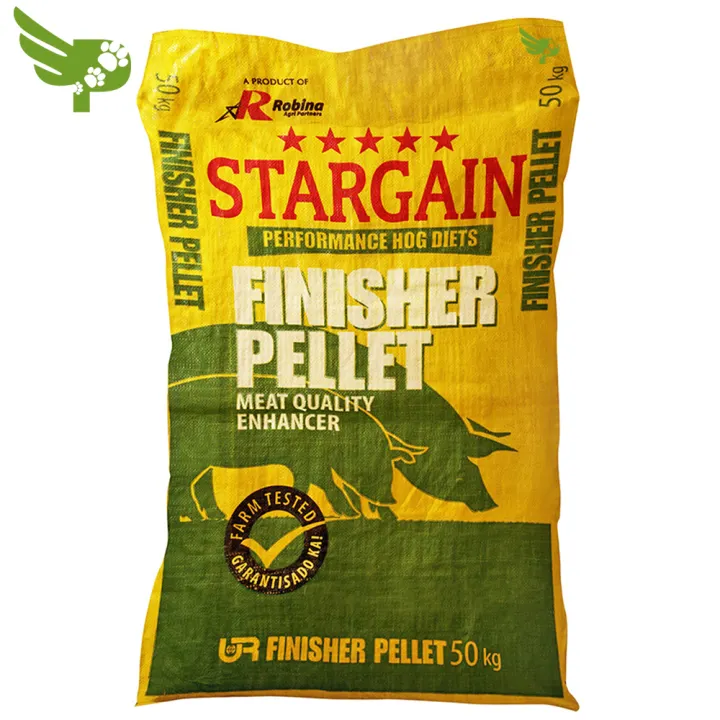 Stargain Finisher Pellet - 50KG and 25KG Repacked - Meat Quality Enhancer - Pigs, Hogs, Swine - 50 kg and 25 kg Pig Feeds - Pig Hog Feeds - Performance Hog Diets - Robina Agri Partners - Universal Robina Corporation - 50 kilos and 25 kilos - petpoultryph