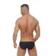 EUPHOROS Marcuse Swimwear, Men's Swimwear, 80% Nylon & 20% Spandex, Italian made fabric, Elegant & Sophisticated, High-end Design, New 3D pouch, Mesh front, Back lining, Elastic waistband, External drawstring, MARCUSE embroidered logo. 