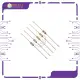 5pcs 150 Ohms Carbon Film Resistor 1/4 watt. 