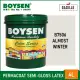 Boysen Color Series Permacoat Semi-Gloss Latex Almost Winter B7506 Acrylic Latex Paint - 4L. 