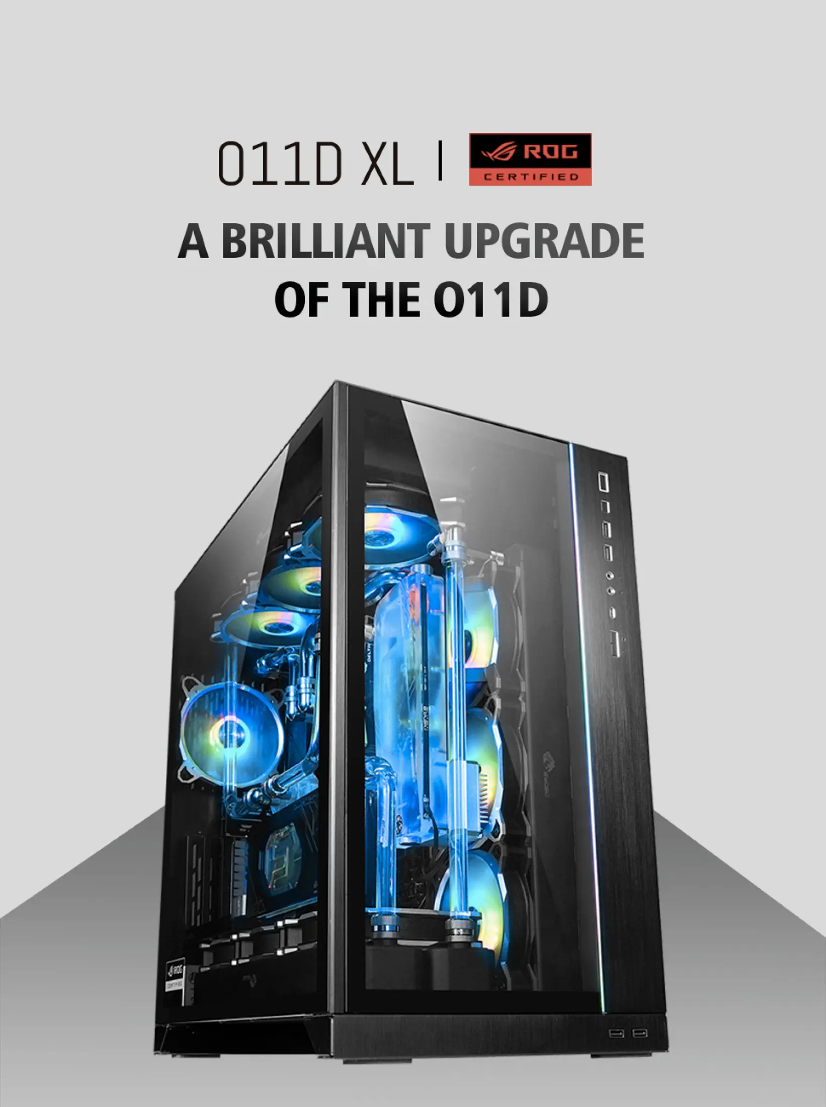 Lian Li O11 Dynamic Xl Rog Certificated White Color Tempered Glass On The Front And Left Side E Atx Atx Full Tower Gaming Computer Case O11d Xl W Lazada Ph