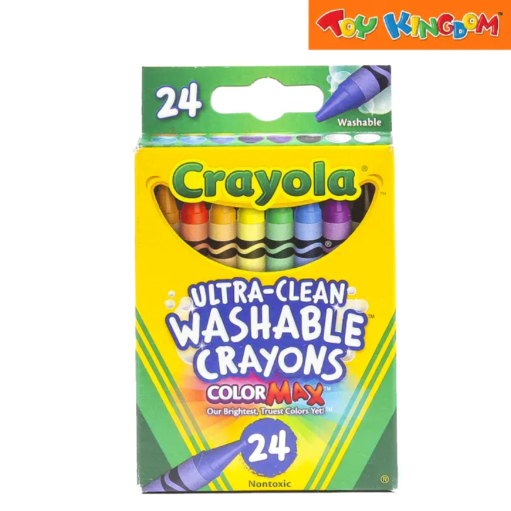 Crayola UltraClean 24 pcs Washable Crayons Color Max Lazada PH
