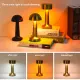 Keria LED Desk Lamp Rechargeable Dimmable Touch Table Light Simple Metal Table Lamp Bedroom Night Light Portable Eye Protection Soft Light. 