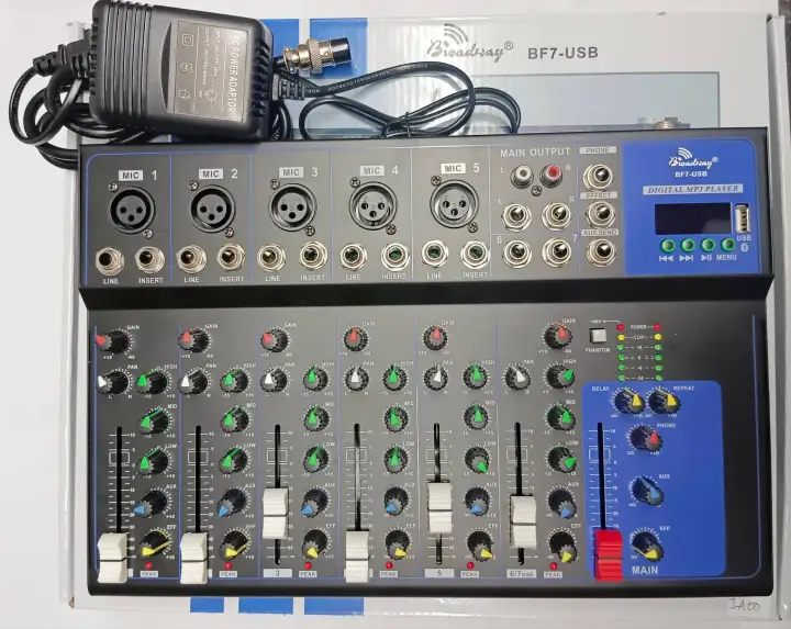 7 Channel Mixer Broadway BF7-USB