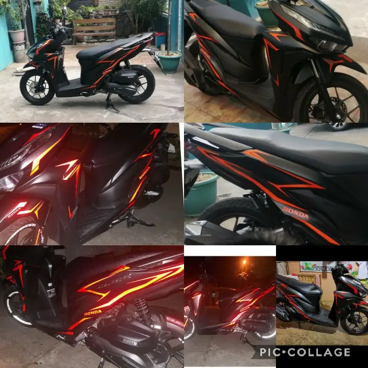 honda click game changer reflective sticker for version 2 only